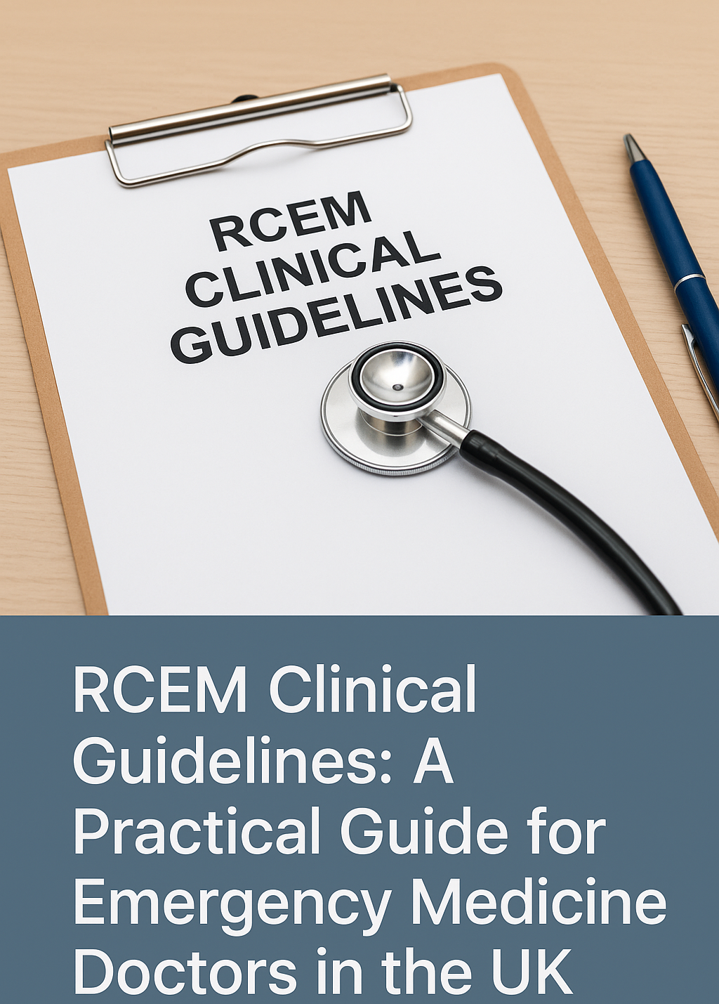 RCEM Clinical Guidelines: A Practical Guide for Emergency Medicine Doctors in the UK